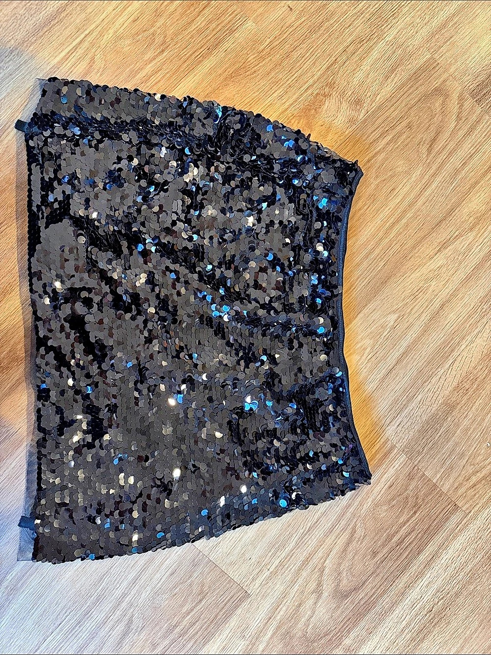 wild fable Sequin Mini Skirt in Black